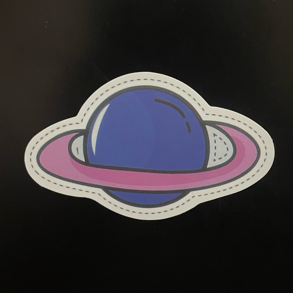 Saturn Planet Sticker